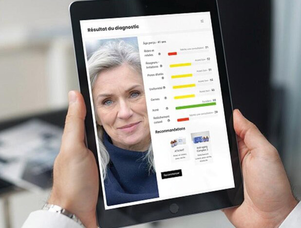 soins du visage diagnostic pré-traitement sur bouc bel Air